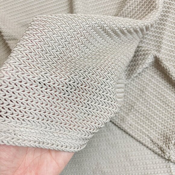 JORDON TAYLOR Mesh Swimsuit Cover Up Top Small Resort Wear Silver Taupe - Picture 6 of 7